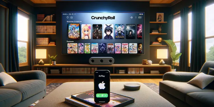 Watch Crunchyroll on LG TV Using Apple AirPlay
