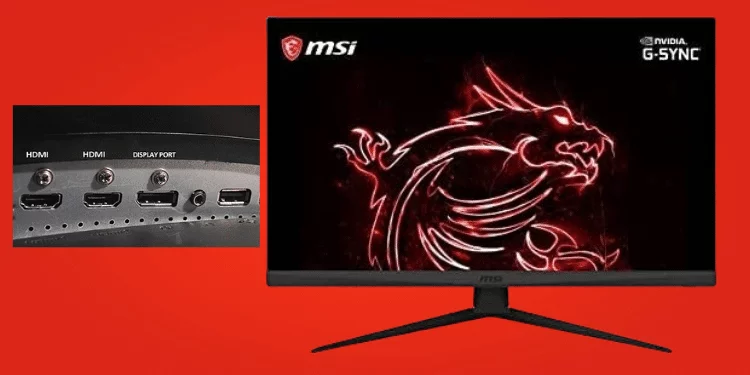 How To Change To HDMI On MSI Monitor?