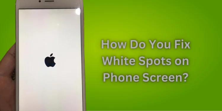 White spot on iPhone screen
