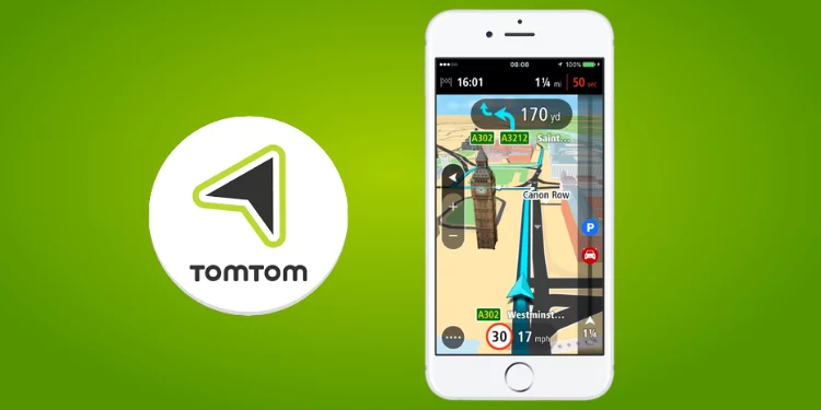 TomTom App on iPhone