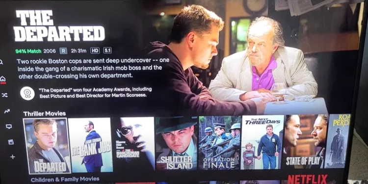 The Departed movie on Netflix