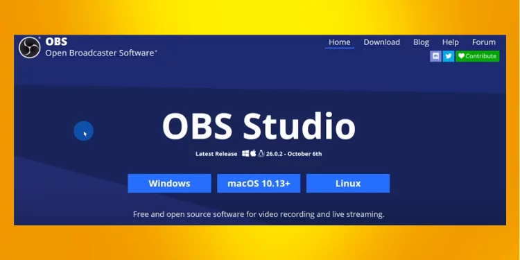 OBS Recording Software