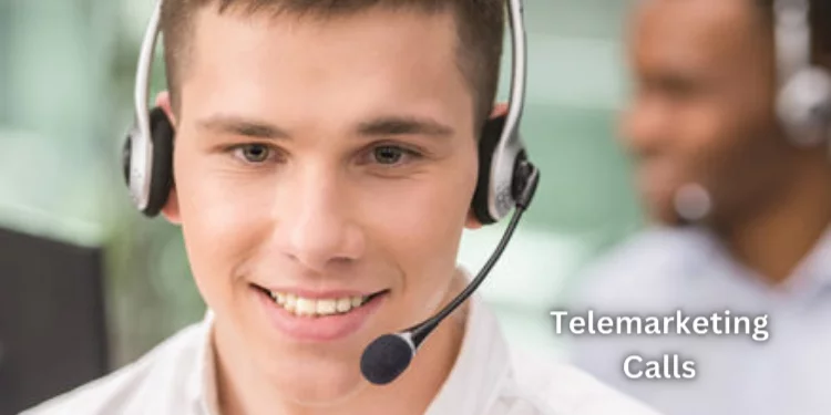 Man doing Telemarketing Calls 